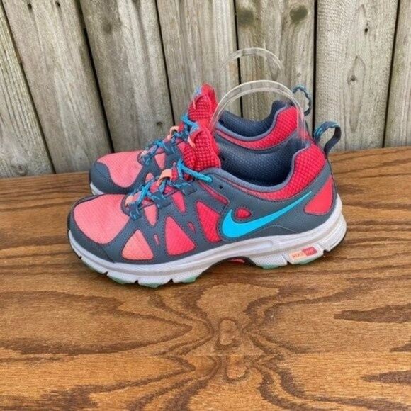 Nike Alvodo 10 Orange Red Grey Athletic Shoes 6.5 - Picture 7 of 7